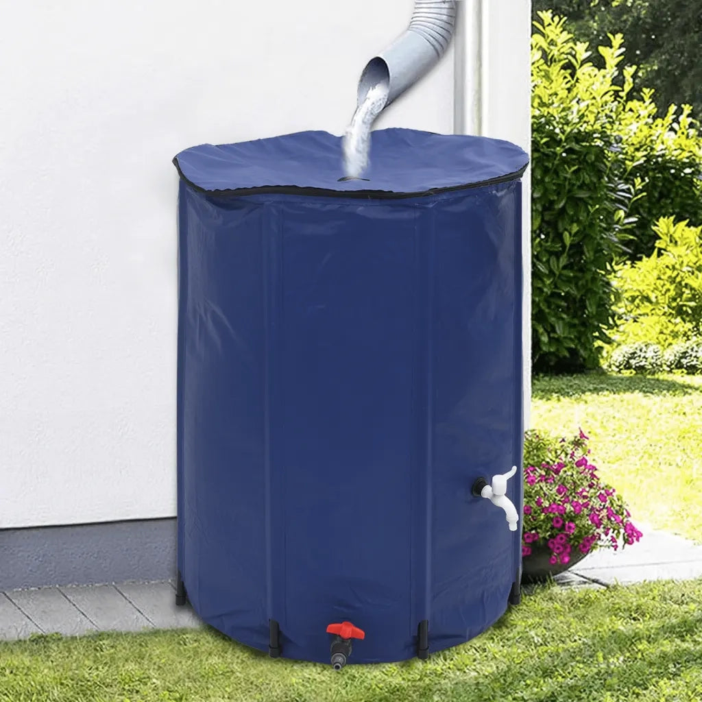 Serbatoio Acqua con Rubinetto Pieghevole 750 L in PVC CFW5960204