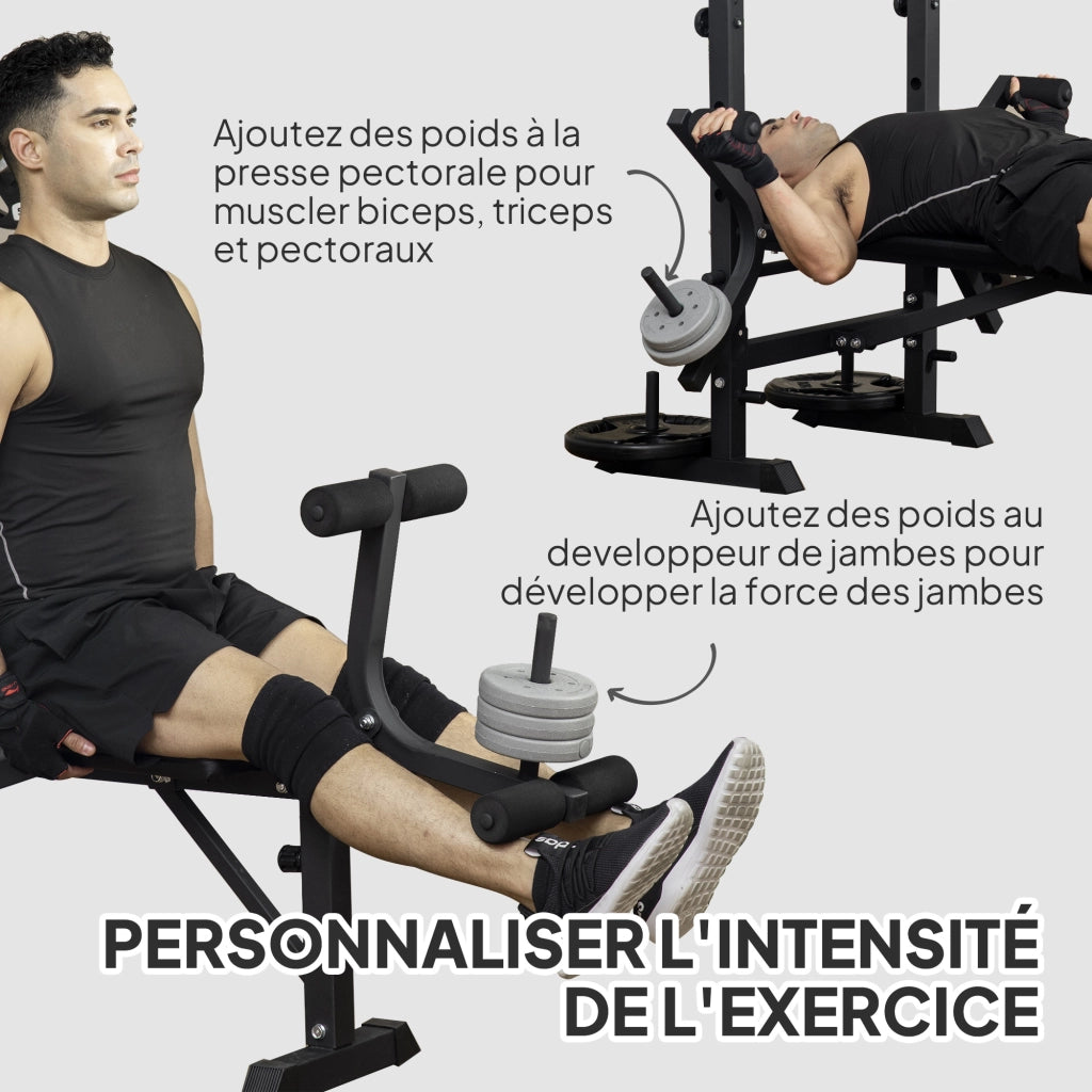 Panchetta per allenamento multifunzione ¨C zephmum ¨C 180x134x200 cm