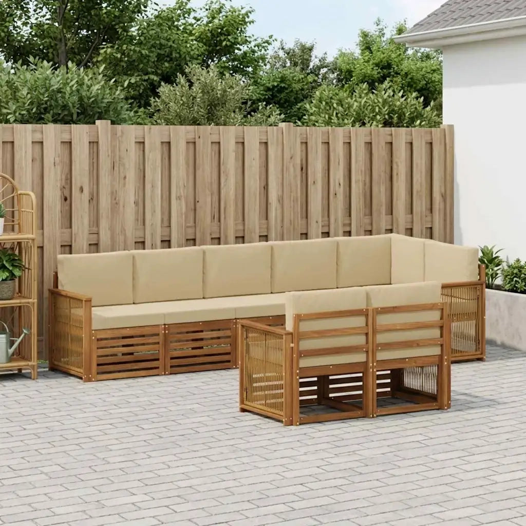 Set divani Legno di Acacia Massello 3384509