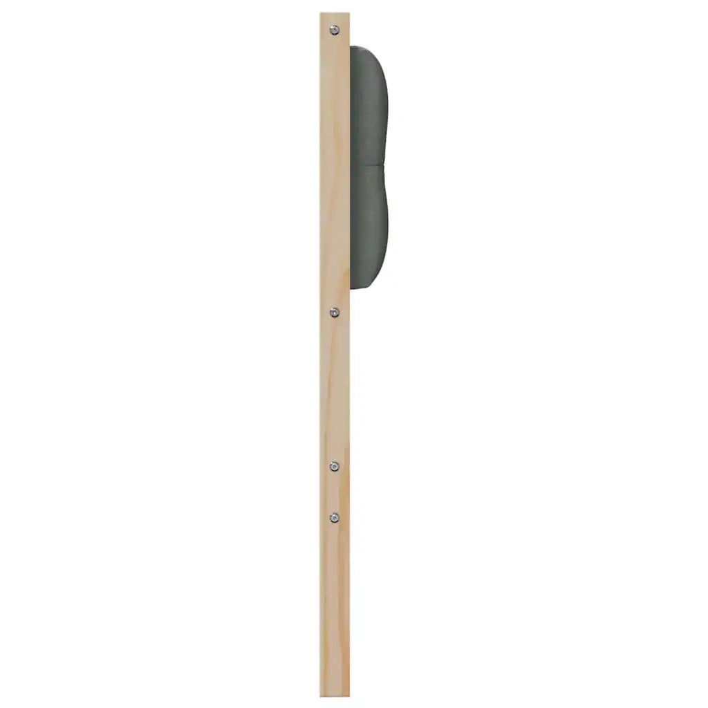 Testiera marrone e grigio scuro 180 cm Legno di pino massello 878995