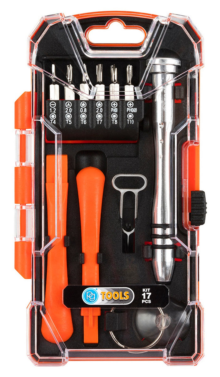 kit riparazione smartphone e pc 17pz cod:ferx.93840