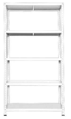 Scaffale in Metallo 5 Ripiani 100x40x187 cm  Ettore Bianco