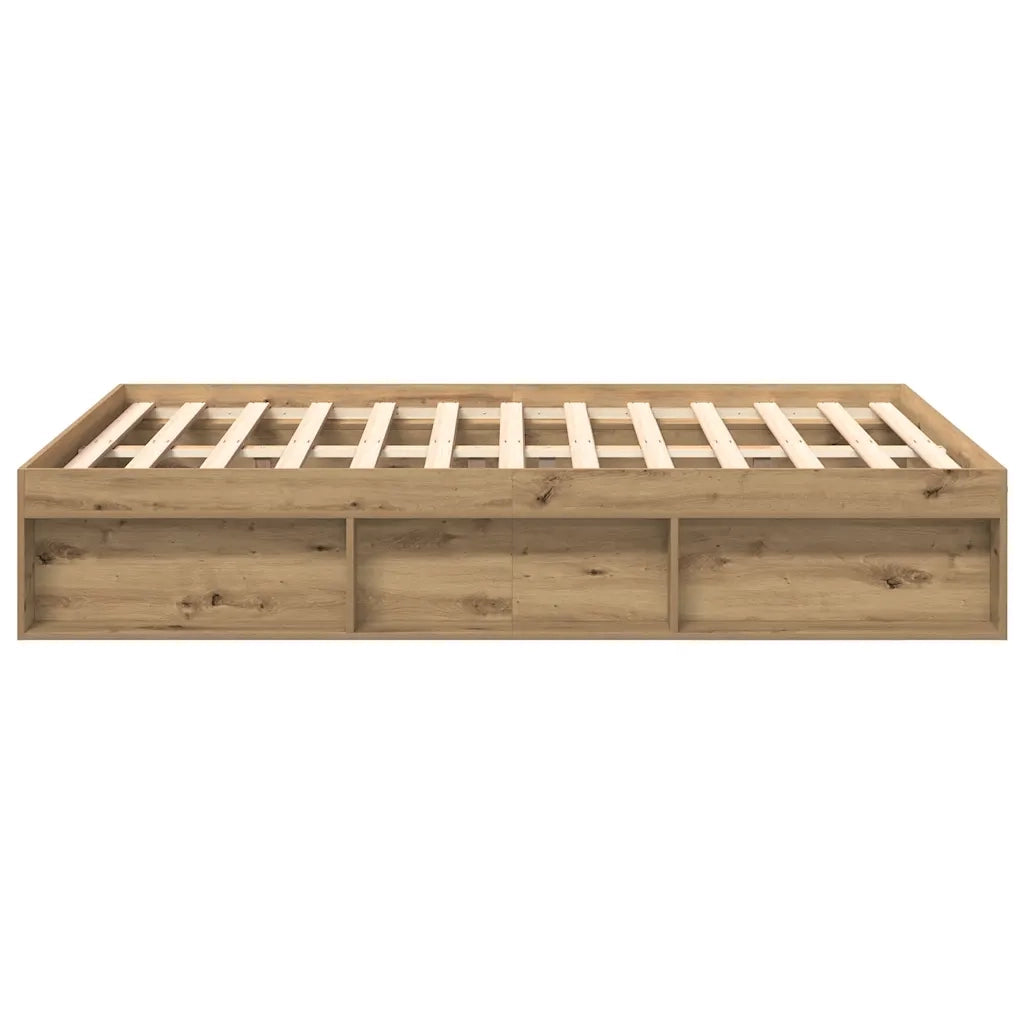 Giroletto senza Materasso Rovere Artigianale 160x200 cm