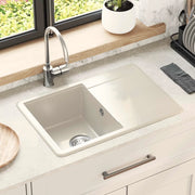 Lavello Beige 670 x 460 mm 80% Quarzo e 20% Resina 42028410