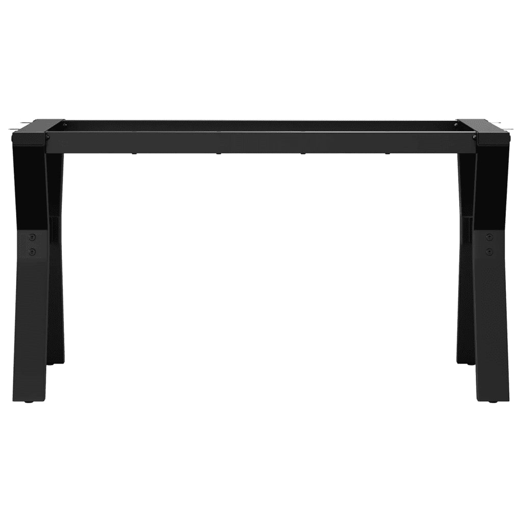 Gambe per tavolino da caffè a forma di Y 80 x 40 x 43 cm robuste e stabili stile industriale acciaio nero 02_0047251