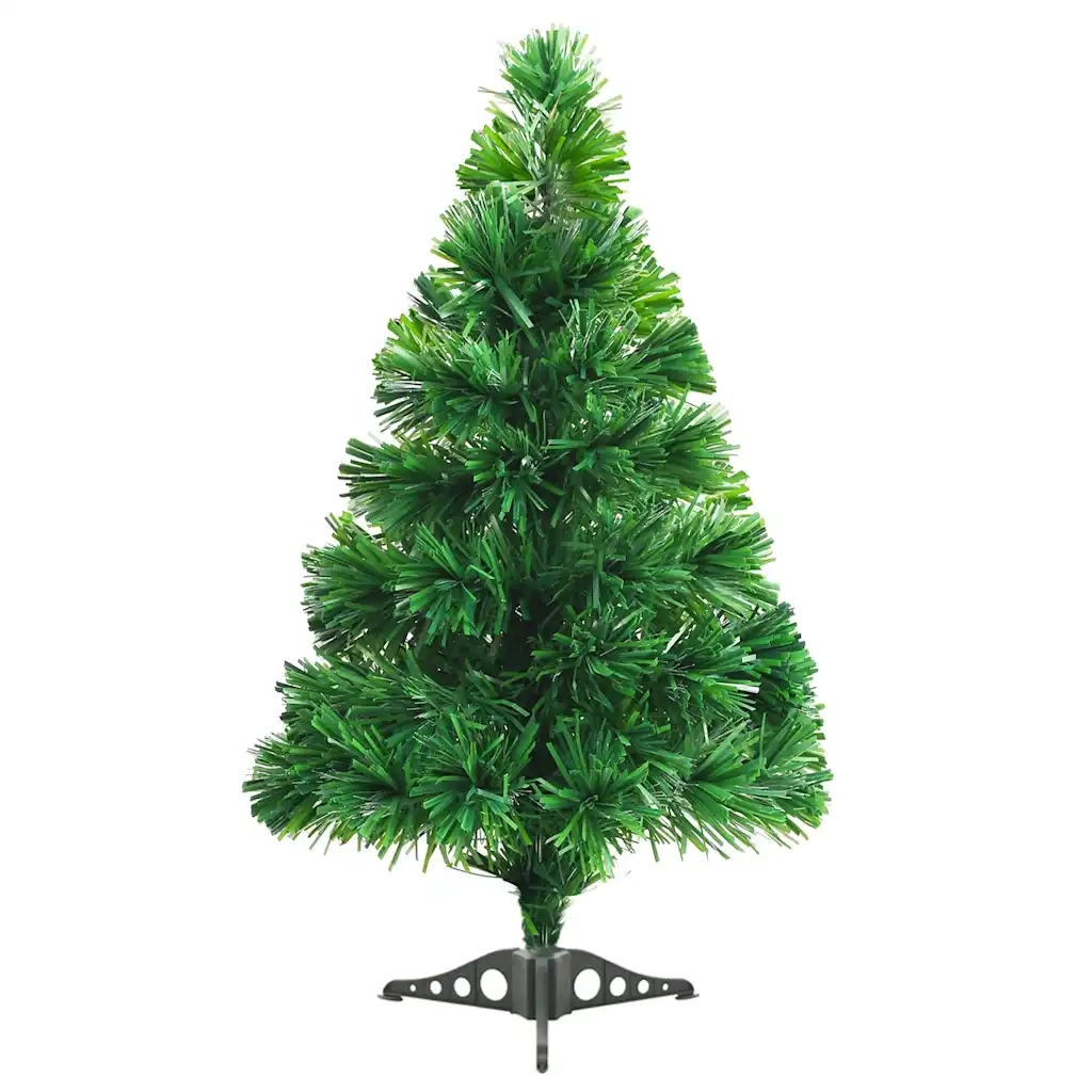 Albero di Natale Artificiale Fibra Ottica 64 cm Verde cod mxl 6579