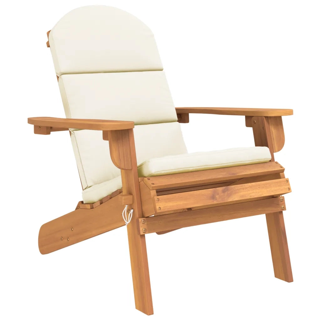 Set Salotto da Giardino Adirondack 3pz Legno Massello di Acacia 3152123