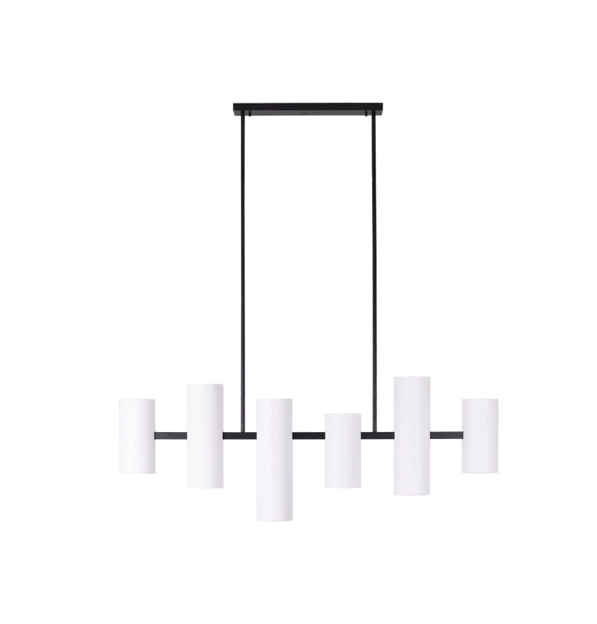 Lampada a sospensione Laxer 6xGU10 bianca Maxlight P0504