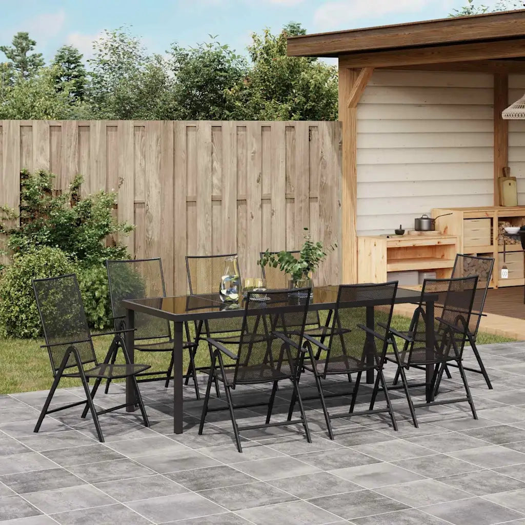 Set da Pranzo per Giardino 9 pcs Antracite 3379295