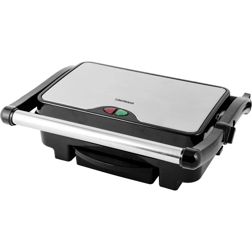 Trade Shop - Bistecchiera Elettrica 1500 Watt Piastre In Alluminio Antiaderente Maniglia Termo-isolata -