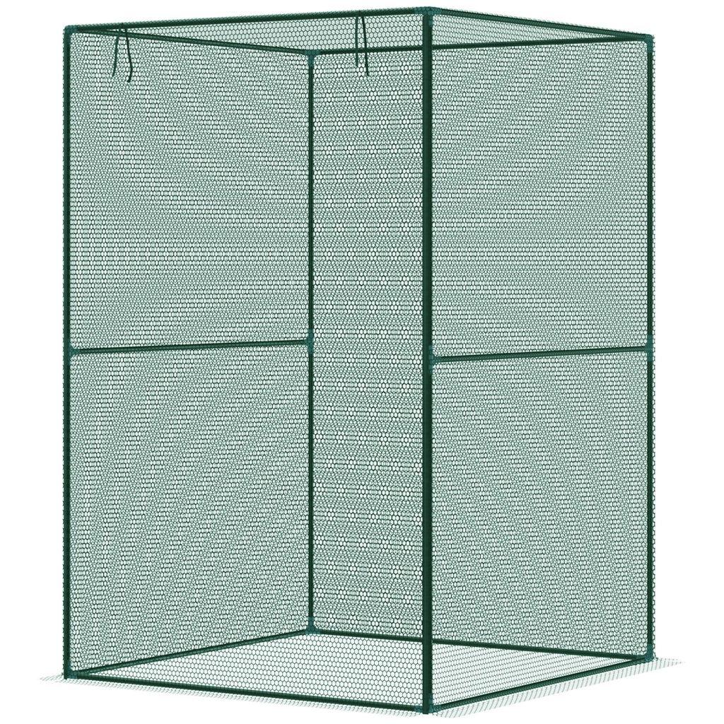 Serra per Giardino ¨C zephmum ¨C Verde 120x120x180 cm Acciaio