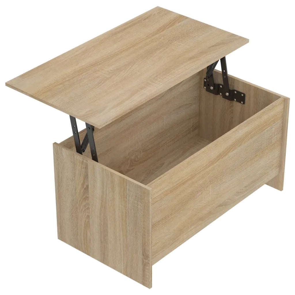 Tavolino Rovere Sonoma 102x55,5x52,5 cm in Legno Multistrato 809668