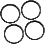 Naafringen centrali 4 pezzi - Dimensioni 73,1/66,6 mm - Precisamente realizzati - Eliminazione vibrazioni di sterzo - Forma a passo preciso - Profondità 10 mm - Hub per naafringe