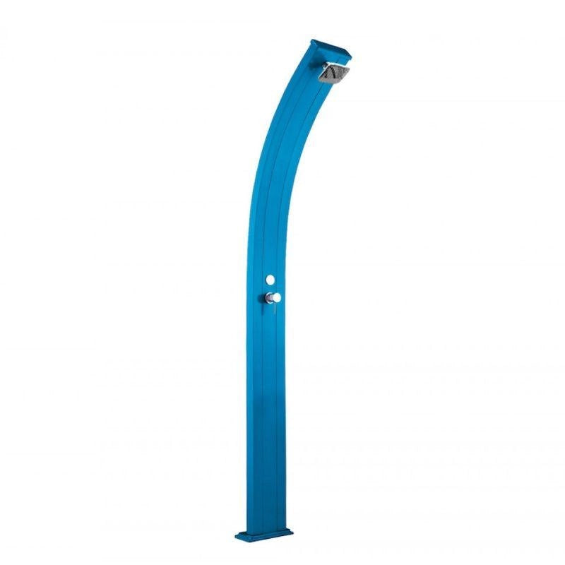 Doccia Solare In Alluminio Spring 30 Litri In Allumino Con Miscelatore Colore Blu Cv-A100/5012