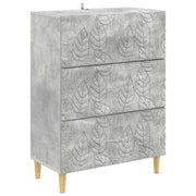 Mobile con Cassetti Grigio Cemento 66 x 34,5 x 90 cm 895068