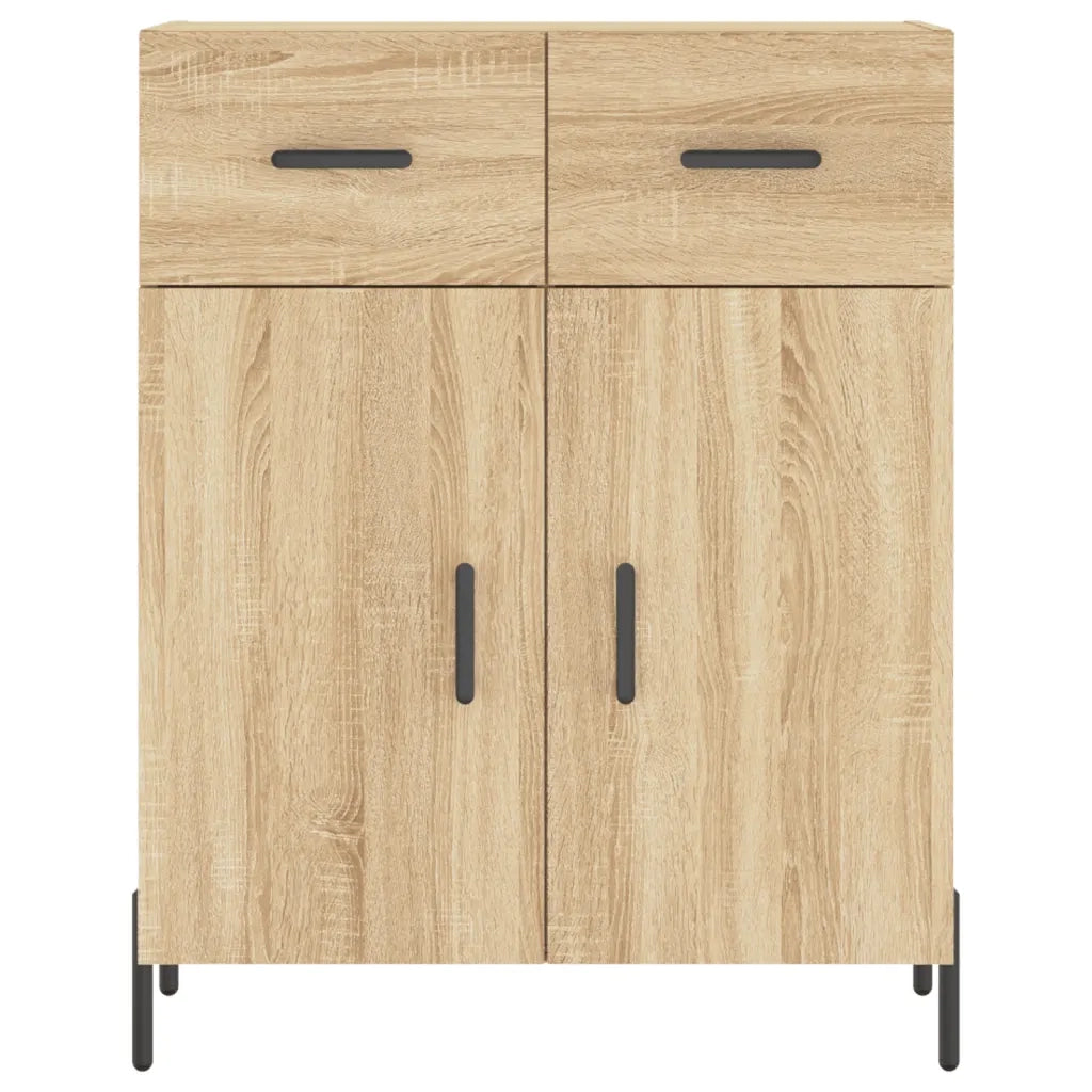 Credenza-Buffet-Armadio da cucina Rovere Sonoma 69,5x34x90 cm in Legno Multistrato 341415