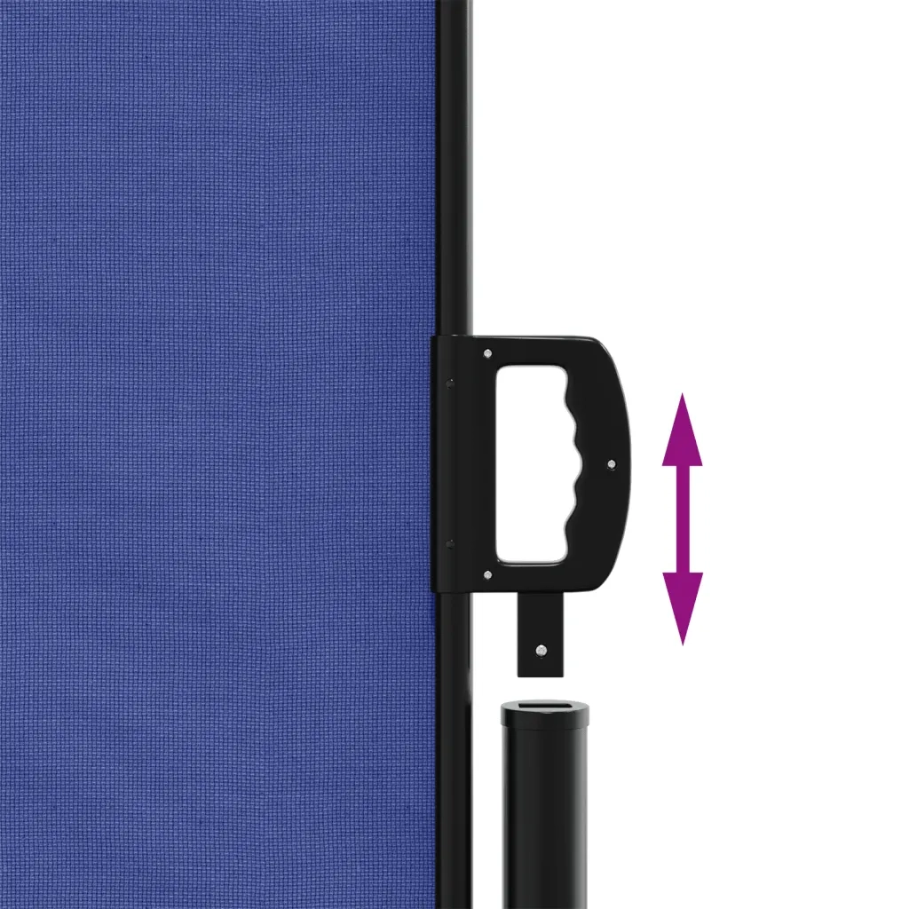 Tenda da Sole Laterale Retrattile Blu 220x600 cm 4004671