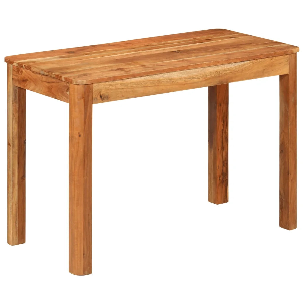 Tavolo da Pranzo 110x55x76 cm Legno Massello di Acacia