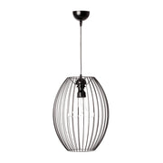 Lampada a sospensione Olivia in metallo nero