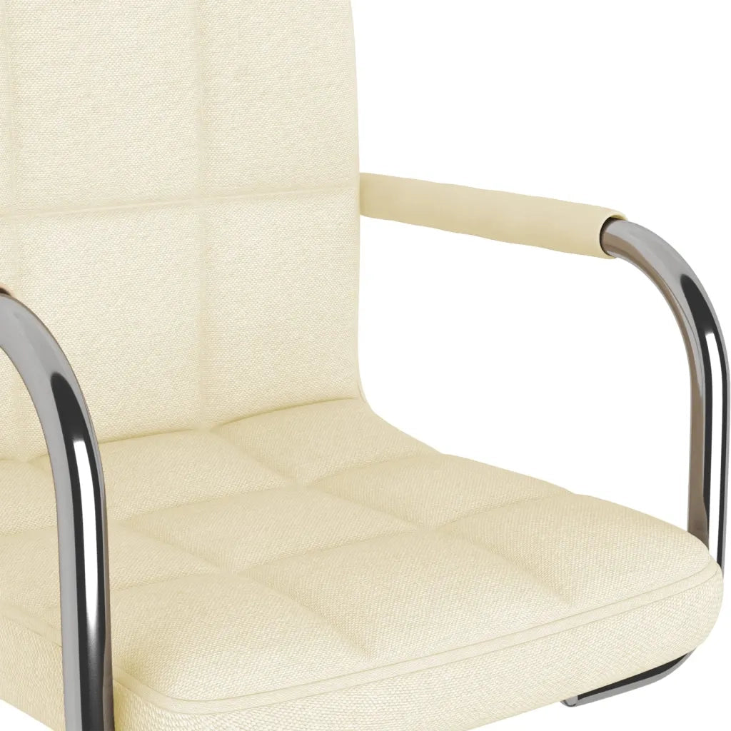Sedia da Pranzo Crema in Tessuto cod mxl 15234