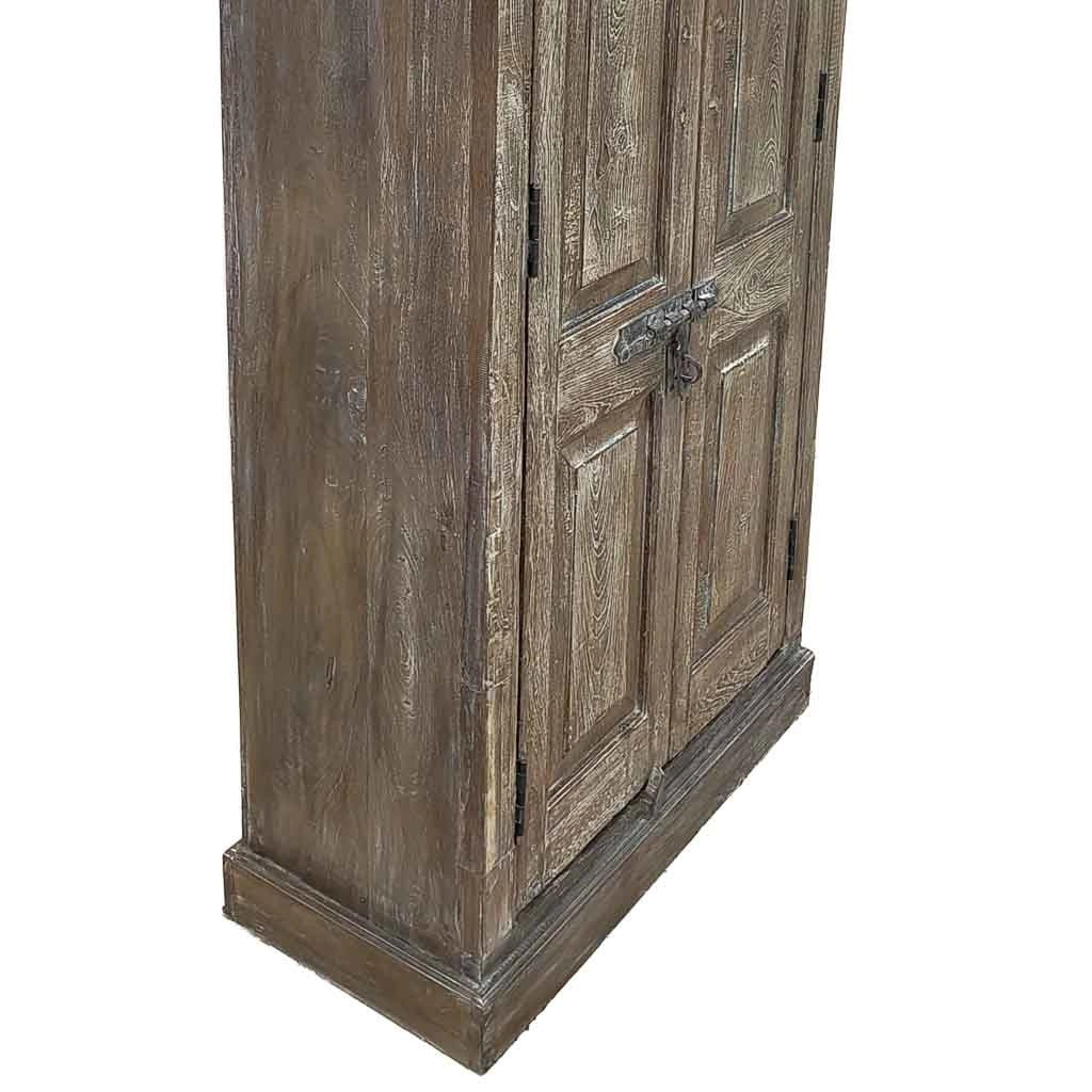 Armadio in legno fatto a mano 90-100x37x170-195h cm