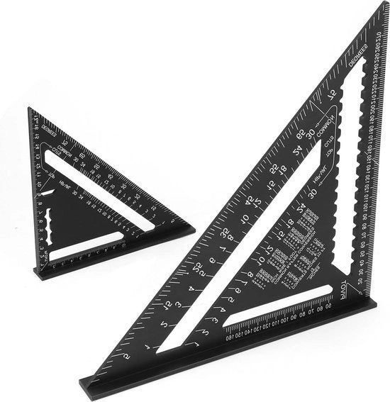 Set di angoli di misurazione rinforzati - 2 pezzi 

Specifica tecnica: 
- Materiale: 
- Misura: 
- Precisione: 
- Altre specifiche: