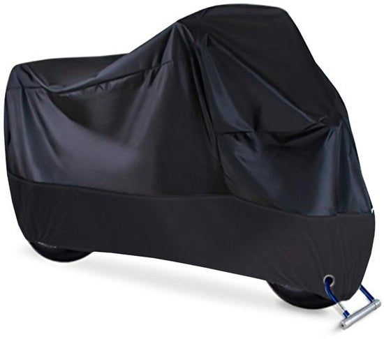 Cappotto per Motocicletta Impermeabile - Tutti i Climi - Adatto per Motociclette come Honda, Suzuki - Dimensioni Extra Grandi 294,6 x 139,7 x 109,2 cm