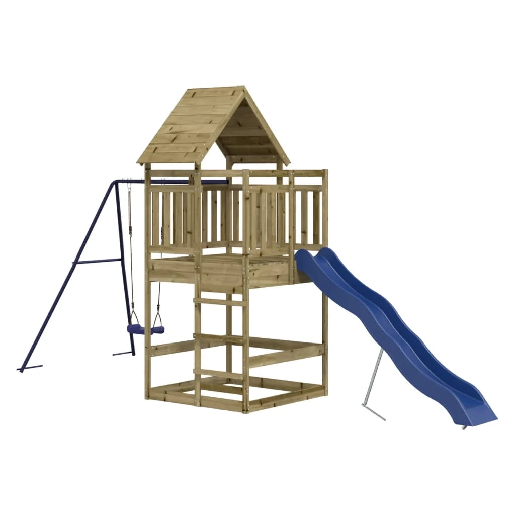 Area giochi da esterno 482 x 206 x 264 cm legno di pino impregnato 02_0004860