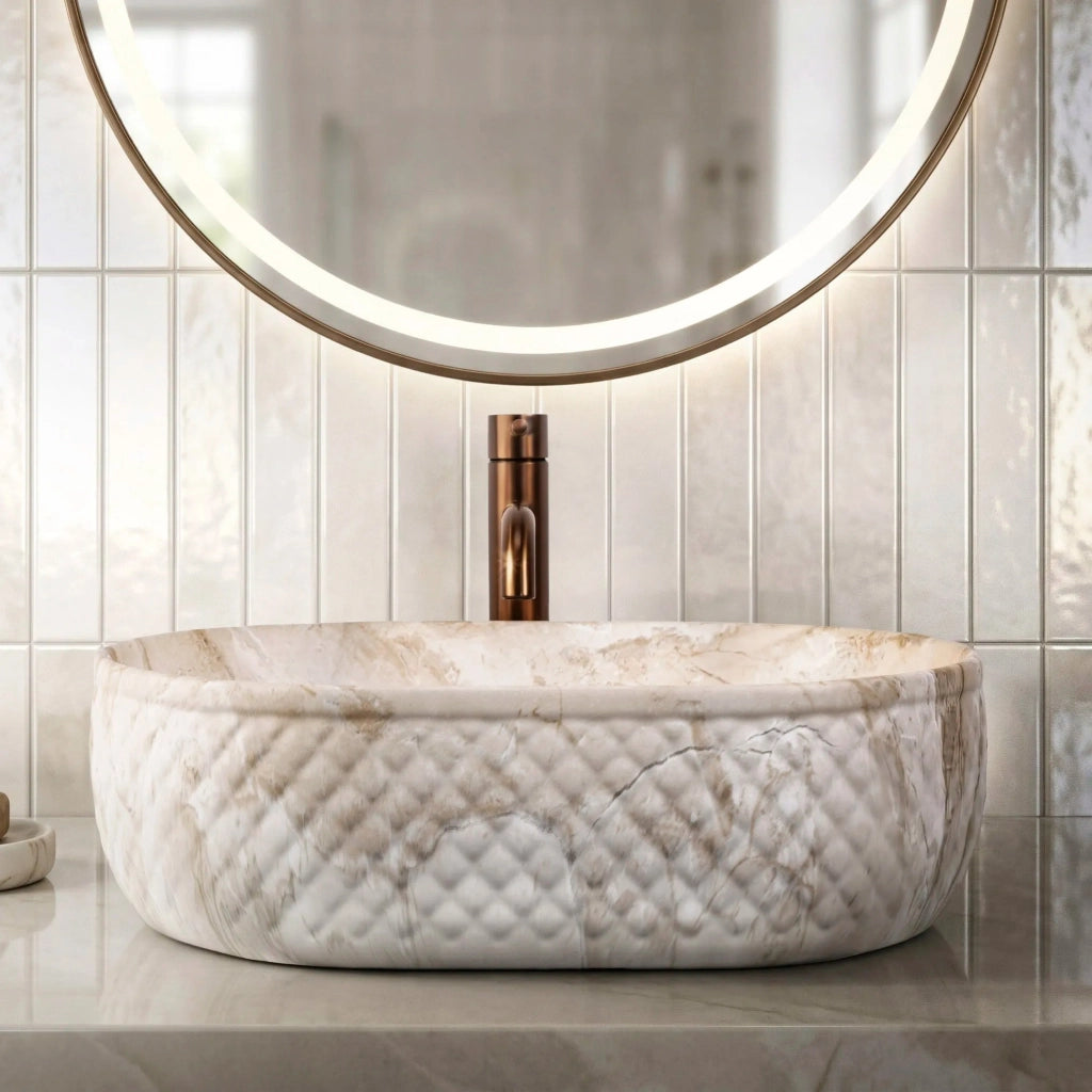 Lavabo Da Appoggio Rea Oktawia Kallisto