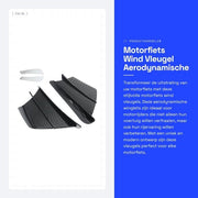 Aerodinamica per Motocicletta - Aliante Modificabile - Design Avanzato - Materiale ABS Duraturo - Migliorata Esperienza di Guida - Adattamento Universale - Aliante per Motocicletta 

Modello: 
Specifica: Koolstofvezel, ABS