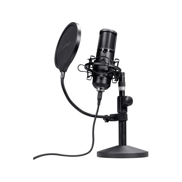 Microfono usb trust 25769 gxt 269 emita ii black