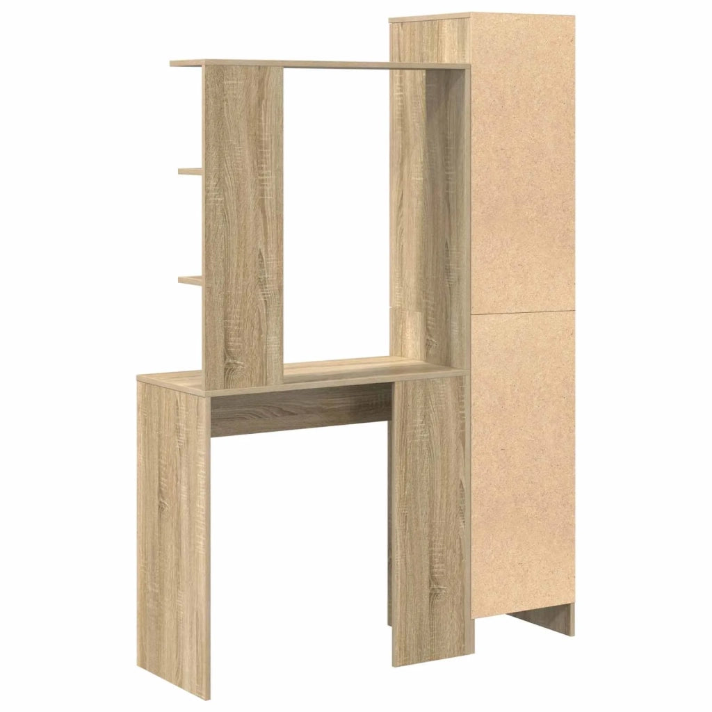 Scrivania | Tavolo da Ufficio 2 pz Rovere Sonoma