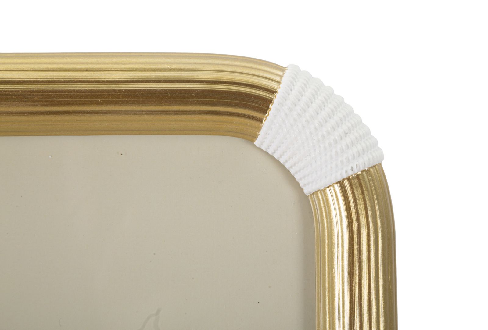 Cornice Bann 25x2,6x30,2 cm in Poliresina e Vetro