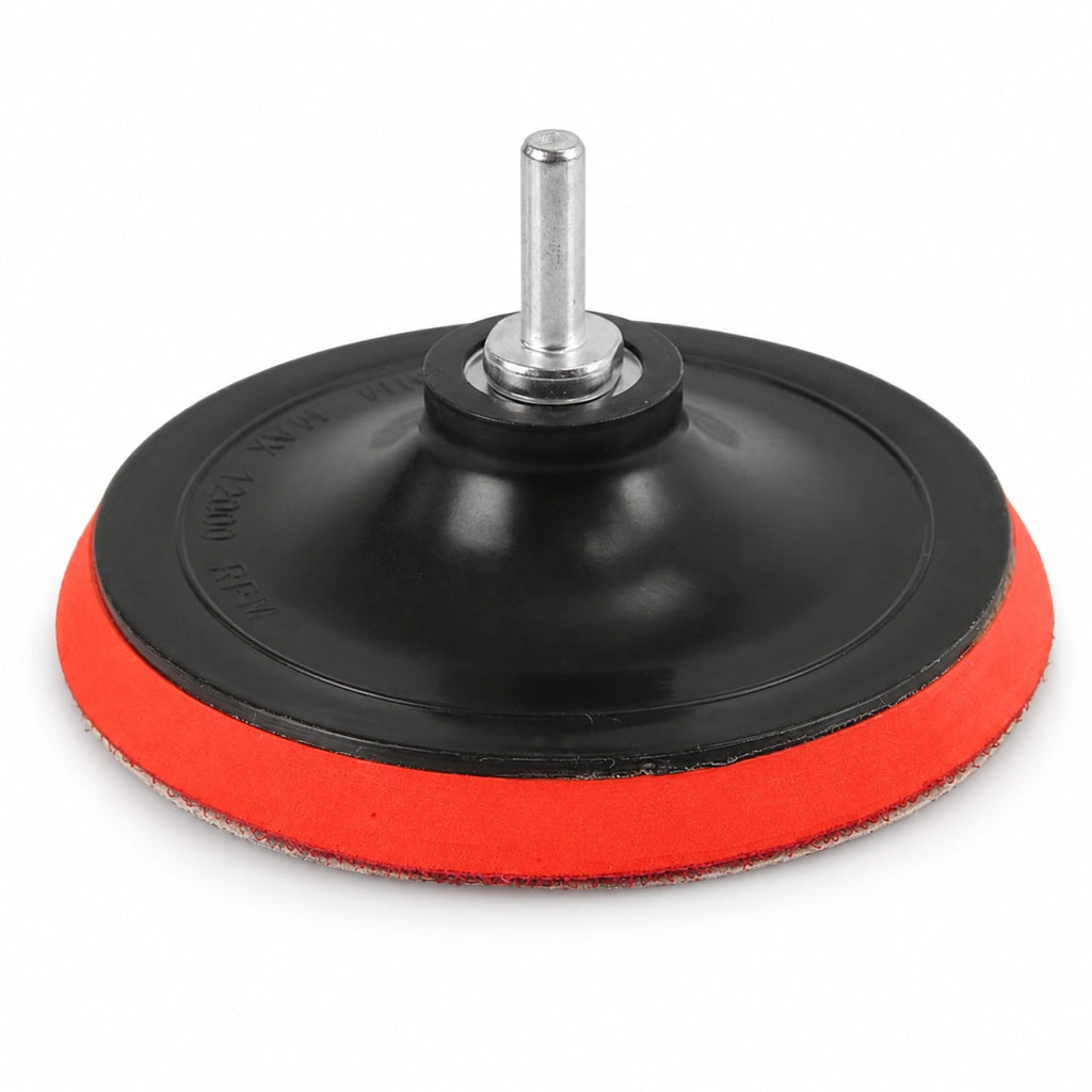 Platorello 125 mm M14 con Velcro 5 Dischi P80 e Adattatore Trapano 75133