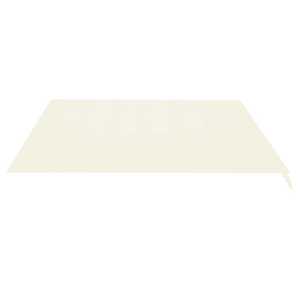 Tessuto di Ricambio per Tenda da Sole Crema 450x350 cm Poliestere 311930