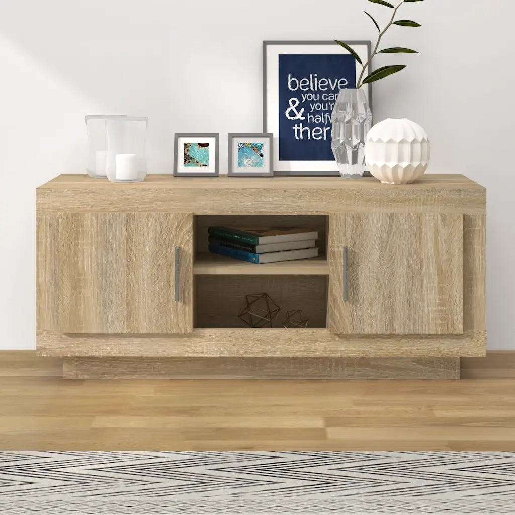 Mobile TV | Armadietto TV | Mobile Porta TV Rovere Sonoma 102x35x45 cm in Legno Multistrato