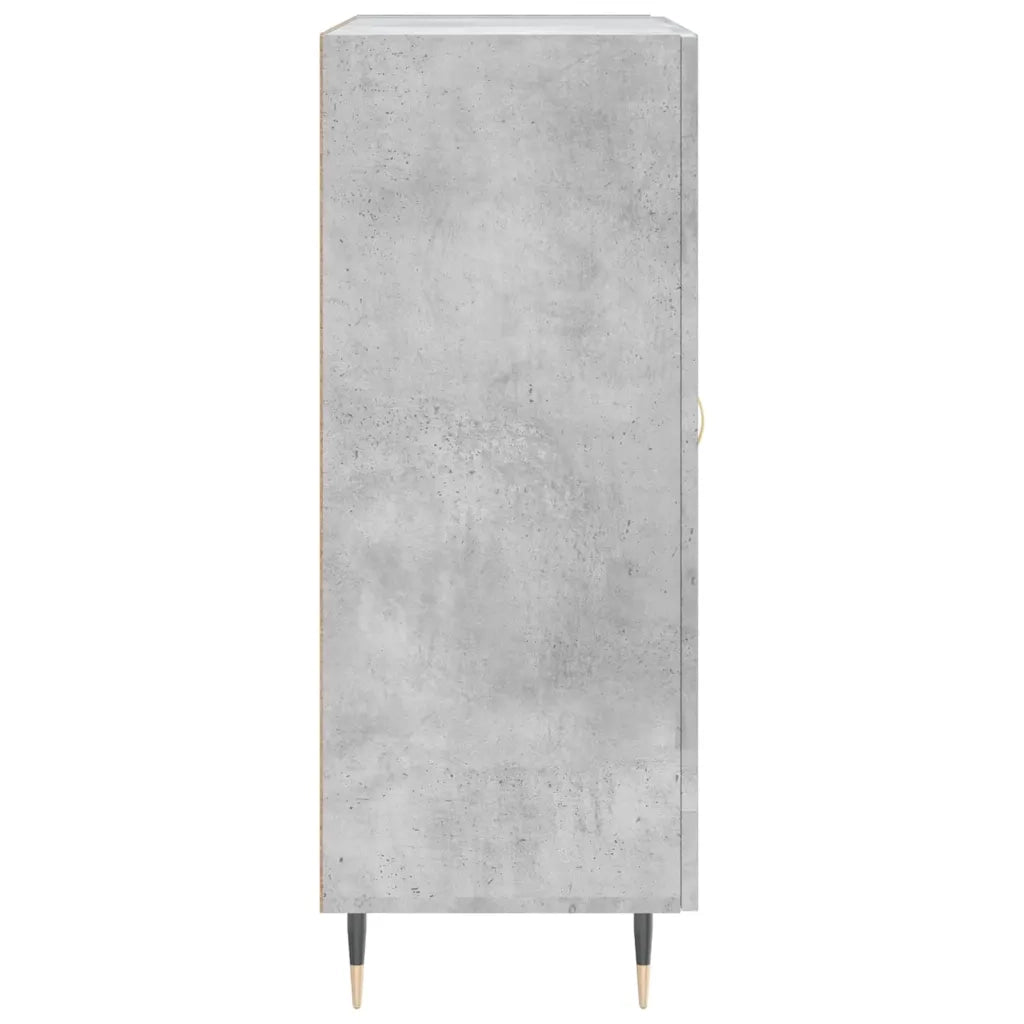 Credenza Grigio Cemento 69,5x34x90 cm in Legno Multistrato 830240