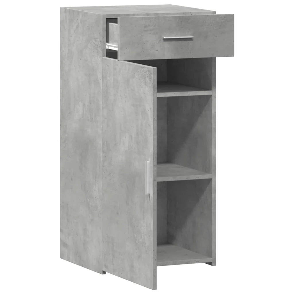 Buffet credenza cassettiera mobiletto mobile contenitore organizer per cucina soggiorno salotto 45 x 42,5 x 93 cm legno ingegnerizzato grigio 02_0031942