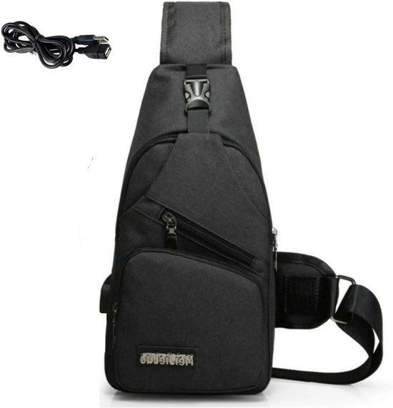 Borsa da spalla multifunzionale per uomo e donna - Borsa da crossbody - Impermeabile - Ideale per telefono cellulare - Design elegante - Cinturino regolabile