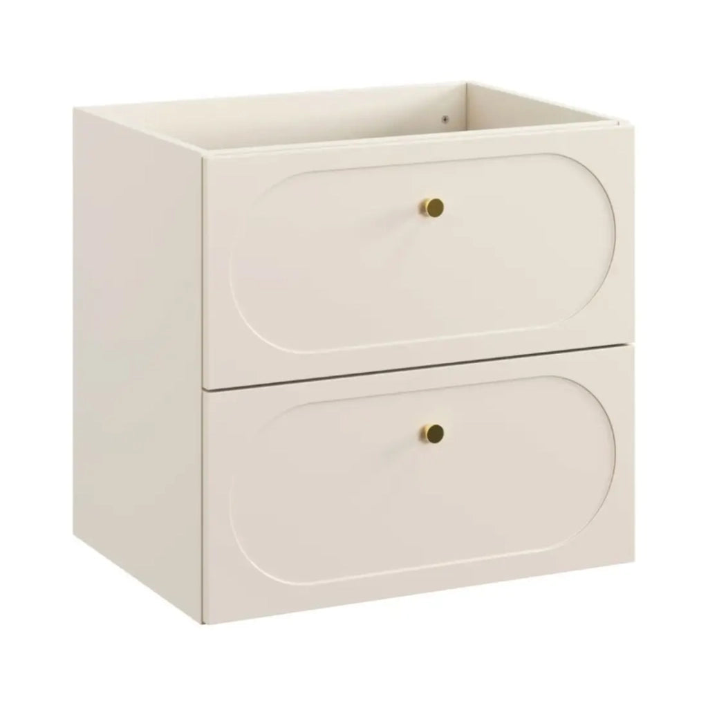 Set da bagno TORNADO beige: mobile sottolavabo 120cm + piano per lavabo