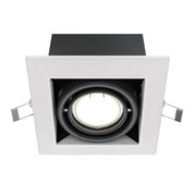 Faretto incasso soffitto quadrato bianco GU10 Maytoni DL008