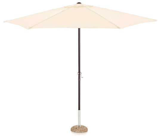 Ombrellone da Giardino Ø3 m Palo Ø38 mm in Ferro e Poliestere Garden Ecrù