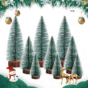 Albero di Natale Miniaturo - Ideale per la Decorazione - Verde - Albero di Neve - Atmosfera Accogliente per le Feste - Adatto per ogni ...