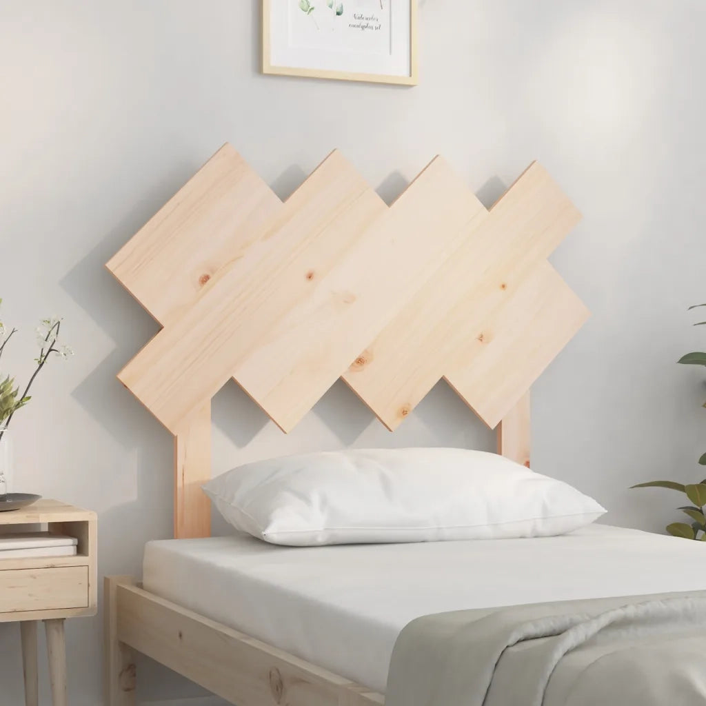 Testiera | Testata per Letto 92x3x81 cm in Legno Massello di Pino