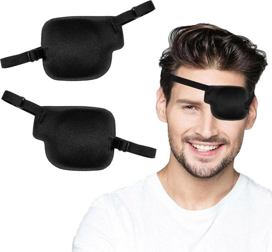 Occhiali da protezione 3D per adulti e bambini - Set da 2 - Un occhio chiuso