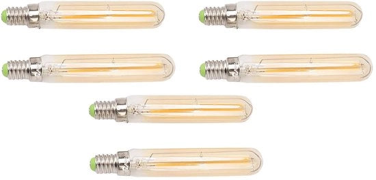 Lampada LED a Bocca 4W E14 - 6 Pezzi - 2300K Temperatura di Colore - Lampada a Bocca - Vetro - 220-240V - Lampada LED