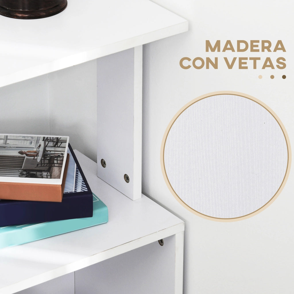 Scrivania Angolare Girevole ¨C zephmum ¨C Bianco 120x110 cm