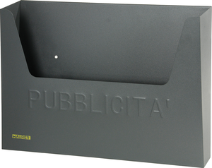 Cassetta pubblicita' maurer antracite 34x8x26h cm
