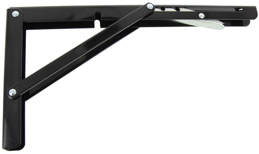 reggimensole 3 posizioni portata kg.700 alluminio nero cm.30 cod:ferx.93957