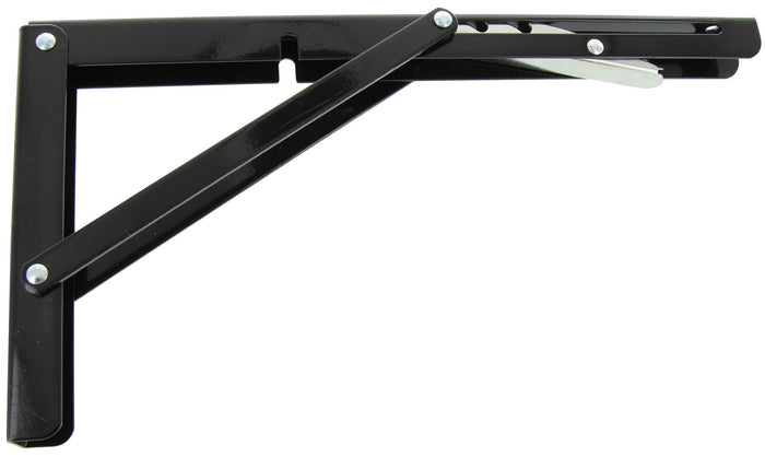 reggimensole 3 posizioni portata kg.700 alluminio nero cm.30 cod:ferx.93957